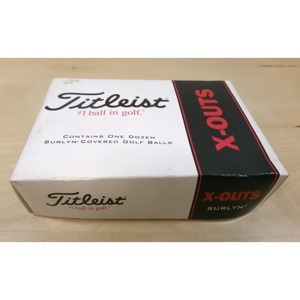 Titleist Golf‎ Balls One Dozen Surlyn Covered X-OUTS New in Box